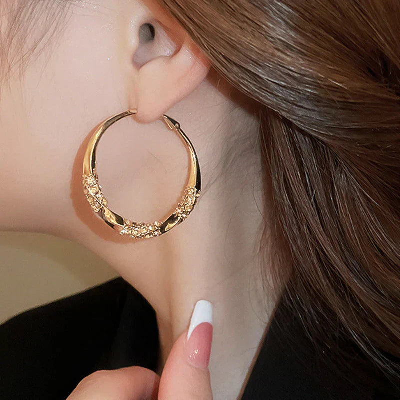 💖LAST DAY SALE 50% OFF💖Circle Earrings with Zirconia