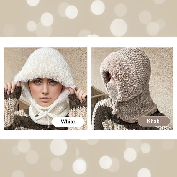 🔥HOT SALE 50% OFF🔥Women's Winter One-Piece Knitted Beanie Scarf Mask 3-in-1