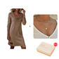 📢 Limited Time 50% OFF👗Women's Long Sleeve Cowl-Neck Knit Dress-Soft Fabric & Flattering Silhouette✅ | Cozy Elegance & Versatile Winter Style✨
