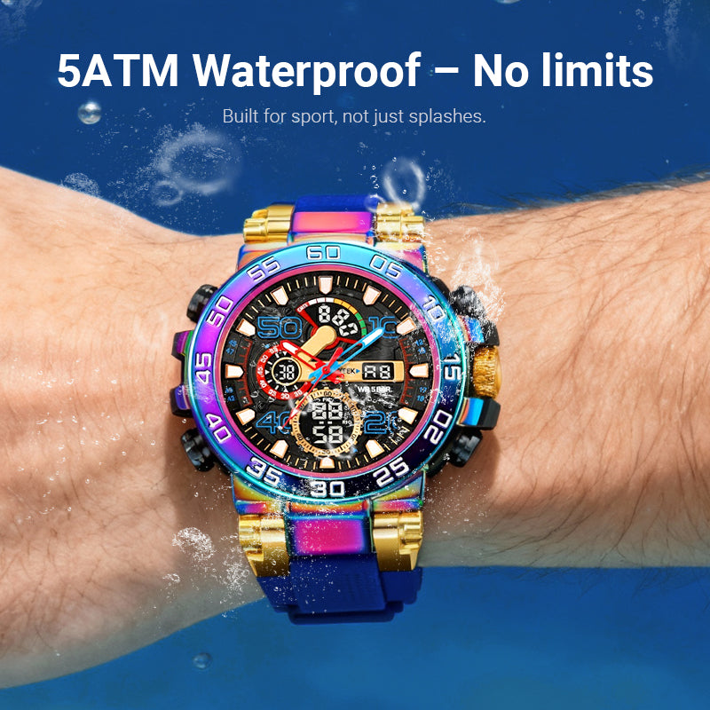 ⌚ Hot Sale✨ MULTIFUNCTION LED WATCH - Waterproof & Digital Display, 7 Sports Modes with Sleep Monitor, Perfect for Outdoor and Daily Use 🌟🔋