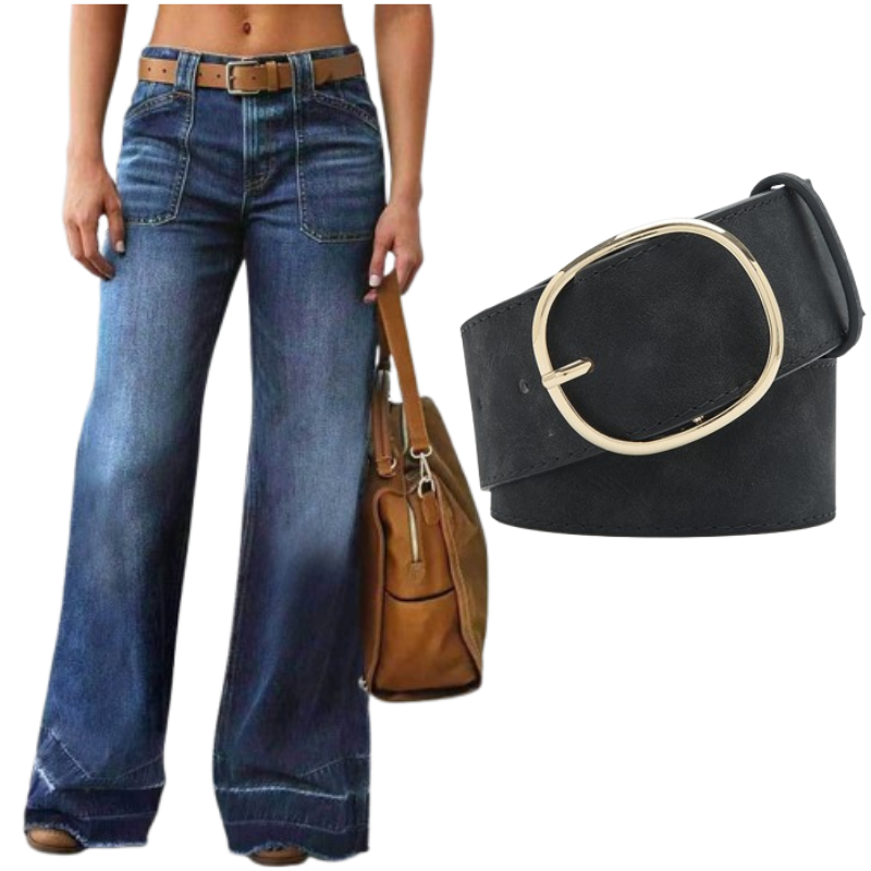 ⏰ 50% OFF NOW! 👖 Women's Retro Flare Jeans – Stretch Denim, Functional Pockets & Vintage High-Waist Fit 🌟