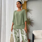 🔥LAST DAY SALE - 50% OFF🔥Women’s Printed Pants and Crew Neck Top Set