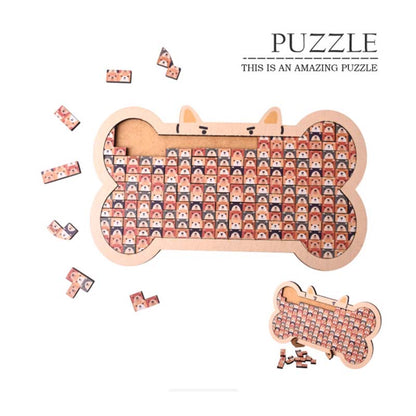 🎁Christmas Sale 50% OFF🎅135-Piece Morandi-Colored Cat Shaped Wooden Jigsaw Puzzle