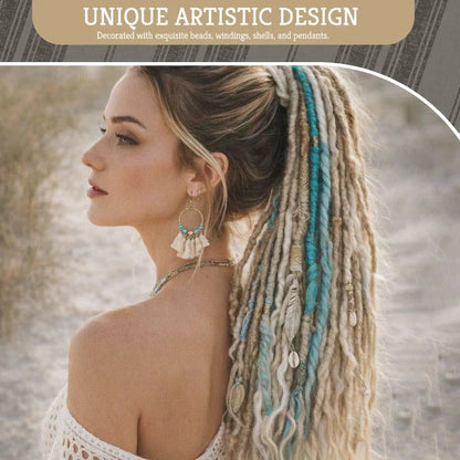 🔈🔈50% OFF💁🏽‍♀️✨Bohemian Textured Ponytail | Direct Dreadlock Hair Extensions