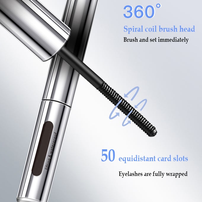 🔥LAST DAY BUY 2 GET 1 FREE!!!⏰24 HR Waterproof 3D Natural Curling & Extension Eyelash Iron Mascara