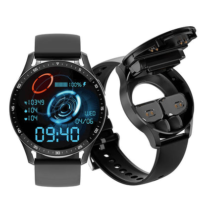 💖Limited Sale 50% OFF💖⌚   2 IN 1 SMARTWATCH WITH EARPHONES