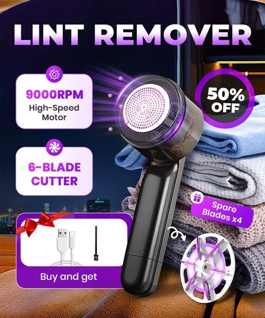 🔥Time-Limited Promotion - 50% OFF🎁2 in 1 Electric Lint Remover