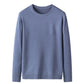 🔥2025 Hot Sale 50% Off🔥Plain knitted basic crew neck shirt for men