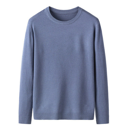 🔥2025 Hot Sale 50% Off🔥Plain knitted basic crew neck shirt for men