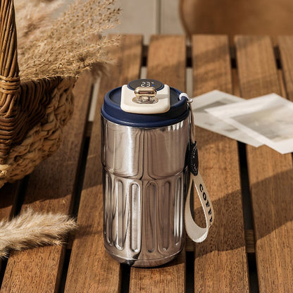 Gift Idea🔥🔥Led Temperature Display Coffee Mug Stainless Steel Thermos😊