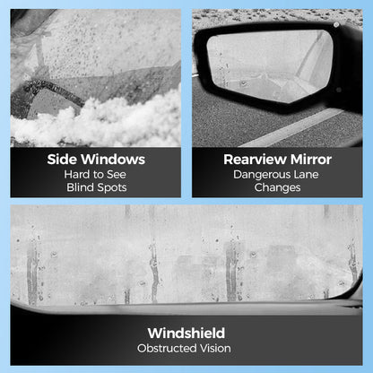 ❄️LAST DAY - BUY 1 GET 1 FREE💥Micromolecular Anti-Fog Coating Wiper – Keeps Your Windshield Clear & Fog-Free 🧽✨