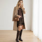 🧶 One Set, Cozy Statement Style | Turtleneck Sweater & Mini Dress Set ⚡ Free Shipping