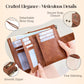 🔥Limited-time offer-Women's Retro Style RFID Blocking Tri-fold Wallet