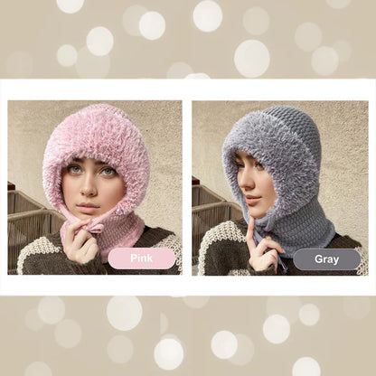 🔥HOT SALE 50% OFF🔥Women's Winter One-Piece Knitted Beanie Scarf Mask 3-in-1