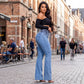 🥳2026 HOT SALE🥳💞50K+ SOLD!👖 50% OFF!Stretch Flare Jeans With A High Waist