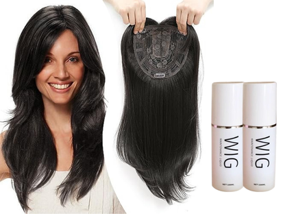 💇 ♀️Top Layered Hairpieces with Bangs for Women with Thinning Hair