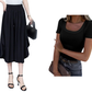 ⏳🔥LIMITED-TIME 50% OFF! 👖 Women’s Summer Wide-Leg Capri Pants – Breezy Comfort & Effortless Style ✨