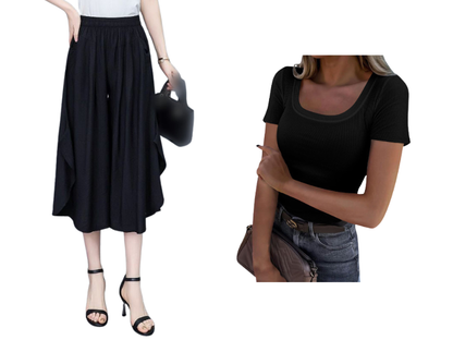 ⏳🔥LIMITED-TIME 50% OFF! 👖 Women’s Summer Wide-Leg Capri Pants – Breezy Comfort & Effortless Style ✨
