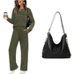 ✨ Easy Matching, Relaxed Drawstring Comfort | Women's 2-Piece Set