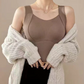 ❄️ Lightweight Warmth | Women's Thermal Tank Top with Built-In Bra