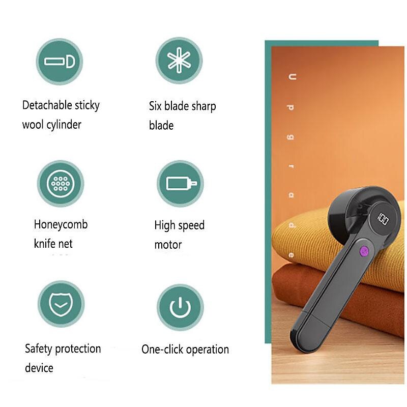 🔥Time-Limited Promotion - 50% OFF🎁2 in 1 Electric Lint Remover