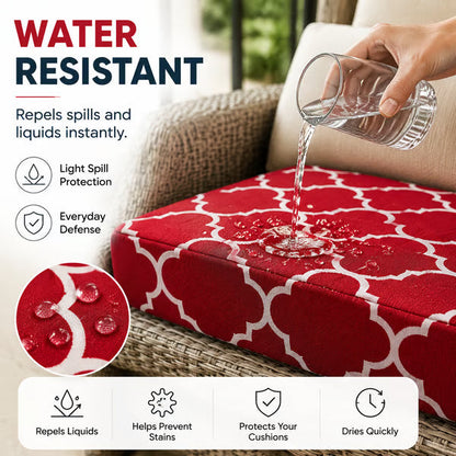 💗LAST DAY SALE 50% OFF⚡50K+ SOLD💕Patio Sofa Cushion Cover – Stretch, Water-Resistant ✨