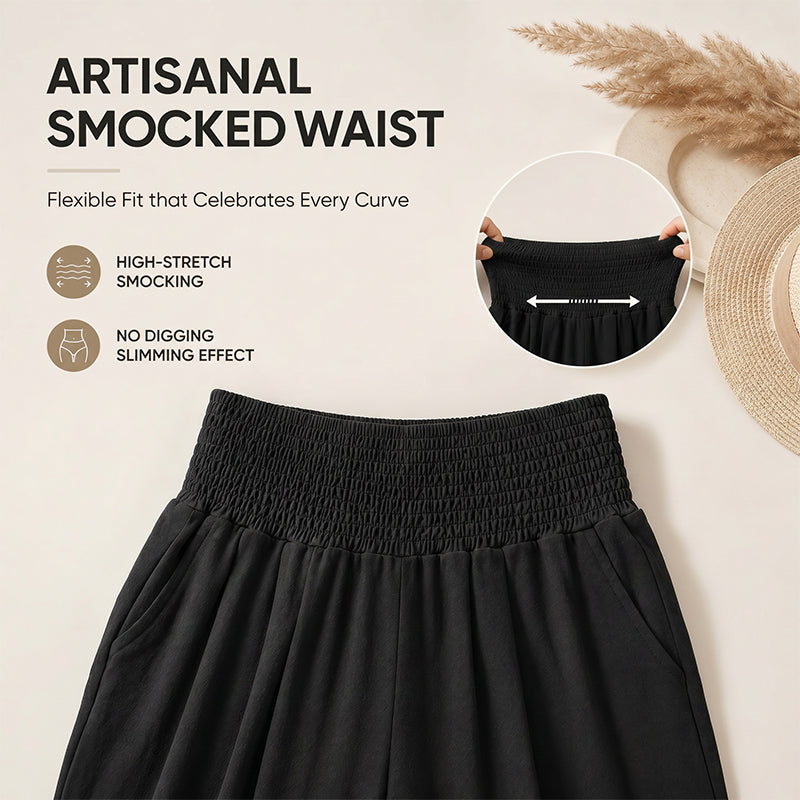 ⏰🔥LIMITED TIME 50% OFF! 👖 Women’s Lightweight Elastic Waist Crop Pants (S-3XL) – Comfortable, Flowy & Perfect for Casual Summer Outfits ✨🌿