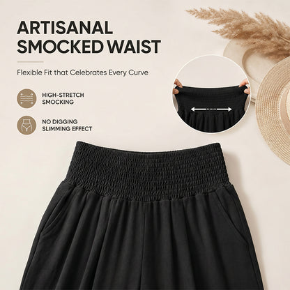⏰🔥LIMITED TIME 50% OFF! 👖 Women’s Lightweight Elastic Waist Crop Pants (S-3XL) – Comfortable, Flowy & Perfect for Casual Summer Outfits ✨🌿