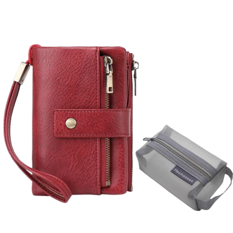 🔥Limited-time offer-Women's Retro Style RFID Blocking Tri-fold Wallet