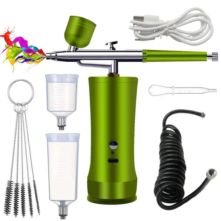🎉New Year's Gift 50% OFF!🎨Wireless Portable Airbrush Set with Compressor - Precision Painting Anywhere, Anytime!
