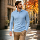 ✨ Textured Finish, Sharper Casual Style | Men's Collared Lightweight Pullover
