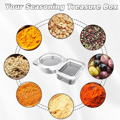 🔥HOT SALE 50% OFF🔥Double Compartment Snack Containers With Lids
