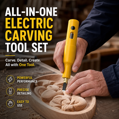 ✏️ 50% OFF NOW! ⚡ Wood & Linoleum Engraver – Copper Core Motor, Cordless & Multi-Functional 🎨