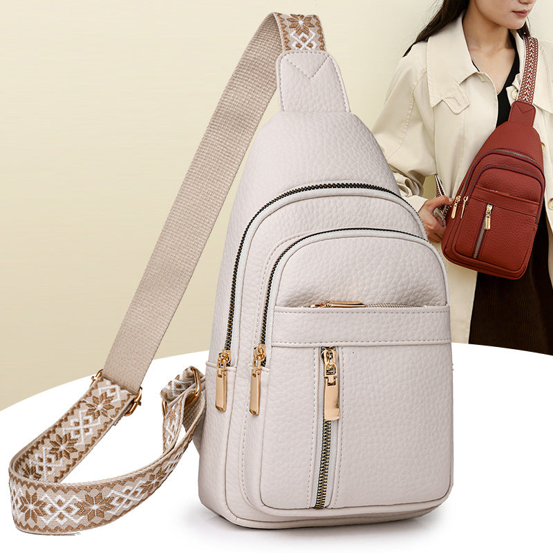 2025 Hot Sale🔥42% OFF🔥Women's Vintage PU Leather Chest Bag