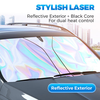 🌞 Last week discount - 70% off 🌈Laser Car Windshield Sunshade