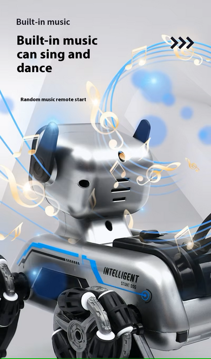 🔥New Hot Selling🔥Stunt Eight Wheel Smart Remote Fancy Control Robot Dog