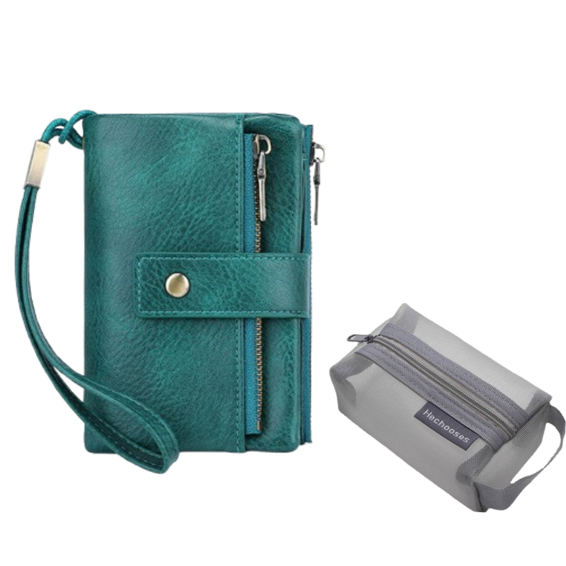 🔥Limited-time offer-Women's Retro Style RFID Blocking Tri-fold Wallet