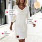 📢 Limited Time 50% OFF👗Women's Long Sleeve Cowl-Neck Knit Dress-Soft Fabric & Flattering Silhouette✅ | Cozy Elegance & Versatile Winter Style✨