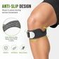 ⏳Time-Limited Special Silicone ⏰Patella Knee Strap for Pain Relief – Shock Absorption & Ergonomic – Adjustable & Anti-Slip 🏃‍♂️
