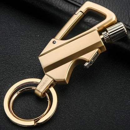 🏕️ THE #1 SURVIVAL TOOL – 10,000 Guaranteed Lights + Bottle Opener! 🔥Flint Lighter Keychain📢📢Last 3 hours: Big Sale⏰⏰