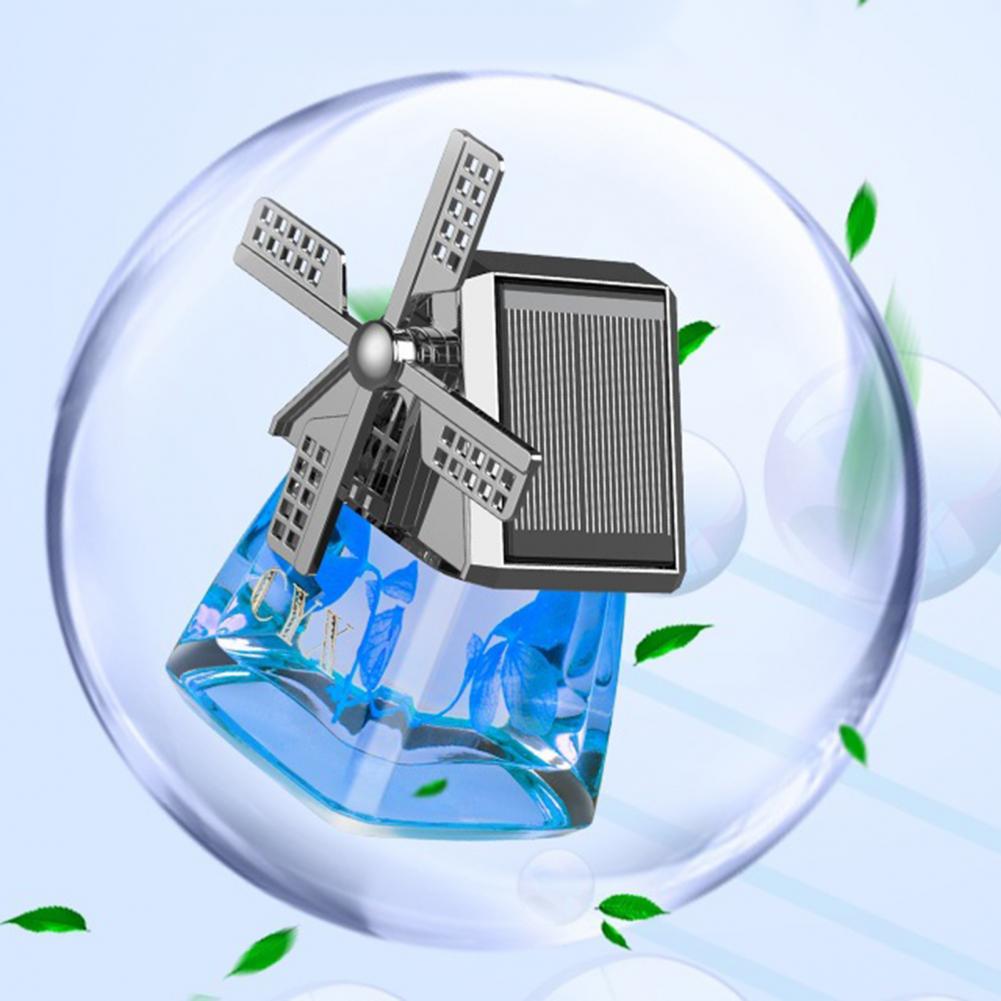 💥2025 New Style - 50% Off💥Solar-powered Windmill Aroma Car Air Freshener