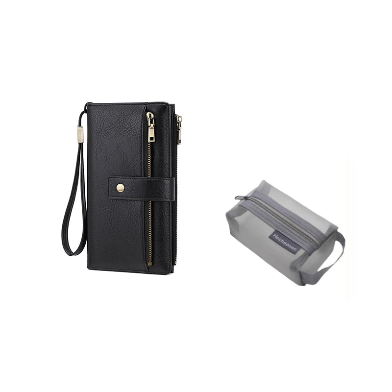 🔥Limited-time offer-Women's Retro Style RFID Blocking Tri-fold Wallet