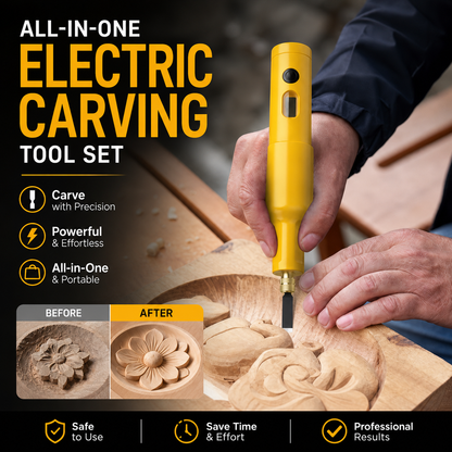 ✏️ 50% OFF NOW! ⚡ Wood & Linoleum Engraver – Copper Core Motor, Cordless & Multi-Functional 🎨