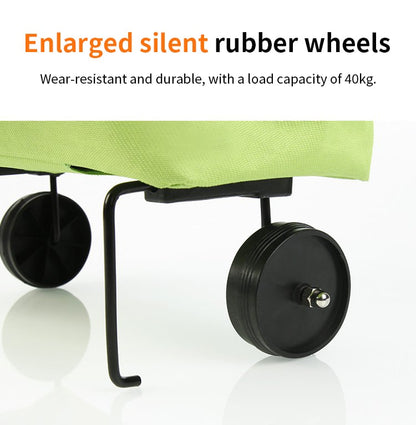 🛍️✨ Convertible shopping tote – hides wheels, holds 20kg, expands with zipper!✅Factory direct sales