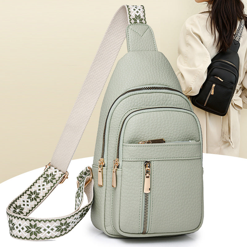 2025 Hot Sale🔥42% OFF🔥Women's Vintage PU Leather Chest Bag