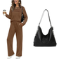 ✨ Easy Matching, Relaxed Drawstring Comfort | Women's 2-Piece Set
