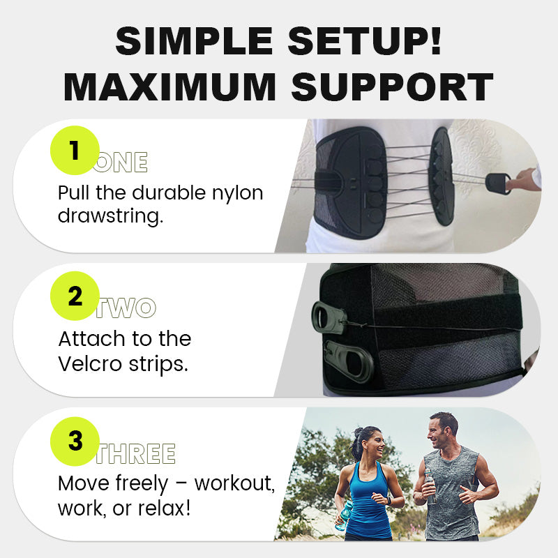 🔥Hot Sale-Adjustable Lumbar Support Belt