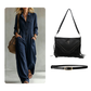 ✨ Effortless Everyday Style | Women's Relaxed Wide-Leg Cargo Jumpsuit