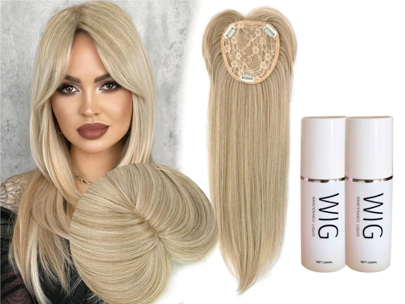 💇 ♀️Top Layered Hairpieces with Bangs for Women with Thinning Hair