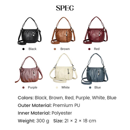 🥳2026 HOT SALE🥳💞50K+ SOLD!👝 🛍️Luxurious to Touch, Practical for Life. Soft Leather Shoulder Bag – NOW 50% OFF! 💼👜
